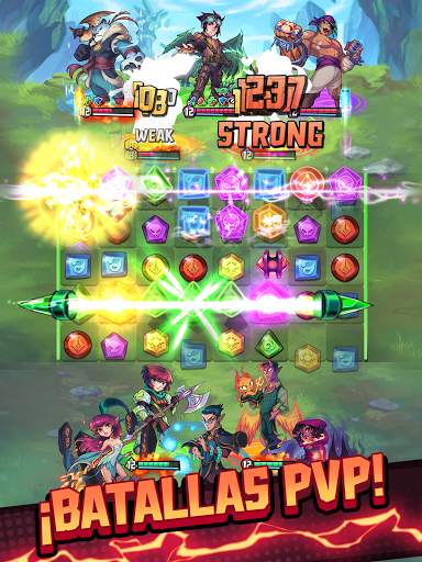 Puzzle Brawl: PvP-RPG Match 3 screenshot 1