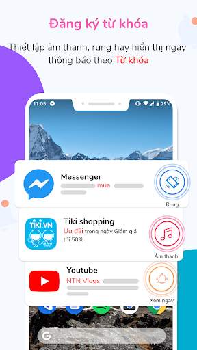 Lịch sử thông báo và nhận diện screenshot 3