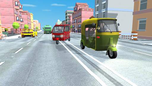 Tuk Tuk Rickshaw -Traffic Race screenshot 5