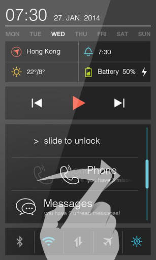 Top Black GO Locker Theme screenshot 3