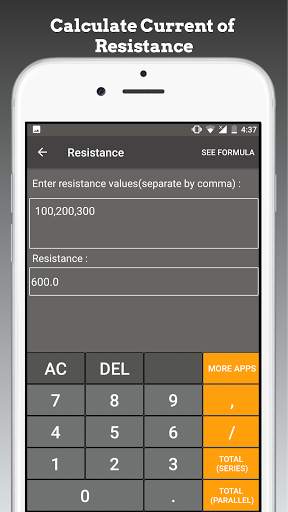 Electric Circuit Calculator скриншот 6