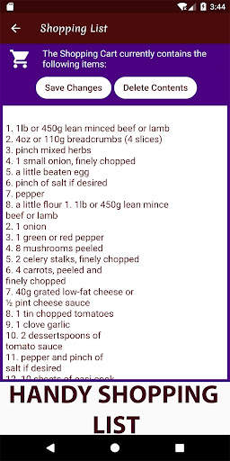 Continental food recipes app screenshot 5