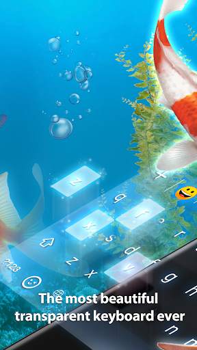 Koi Free Live  3D Fish Keyboard for Rockey screenshot 2
