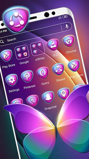 Colorful Butterfly Theme screenshot 4