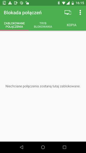 Blokada połączeń & Utworzyć kopię zapasową screenshot 1