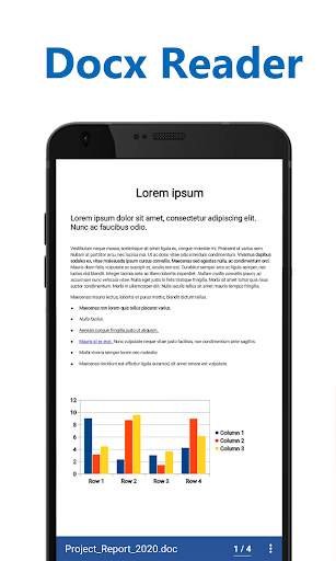 Docx Reader - Word, Document, Office Reader - 2021 screenshot 1