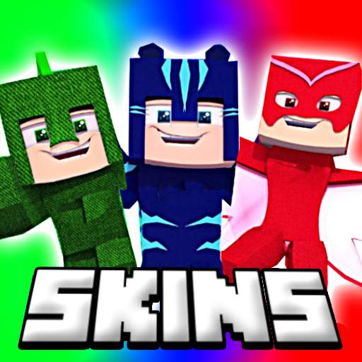PJ Superheroes Masks Mod   Skins For Mcpe 4.0