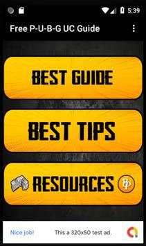 Free P-U-B-G UC Guide screenshot 2