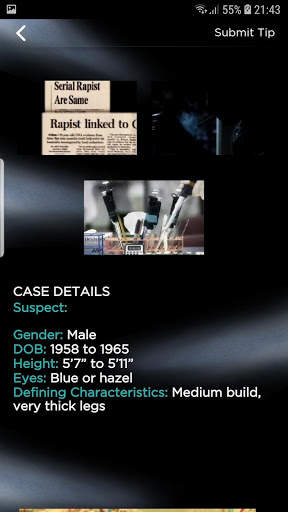 Unsolved Mysteries Mobile App screenshot 5