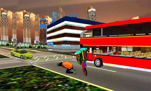 BMX Bicycle Taxi Game screenshot 4