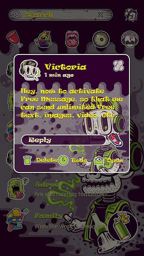 GO SMS GRAFFITI THEME screenshot 4