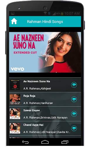 A R Rahman Hindi Movie Songs screenshot 5