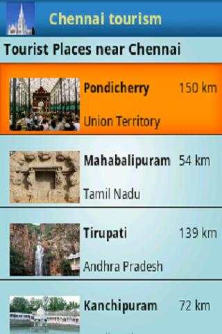 Chennai tourism screenshot 2