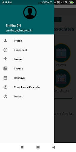 MCA Connect Android App screenshot 3