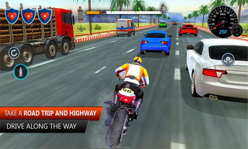 Highway Rider: Motorcycle simulator dirt bike game screenshot 4