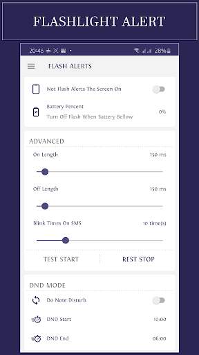 Flash Alerts on Call and SMS - Flash Notification screenshot 3