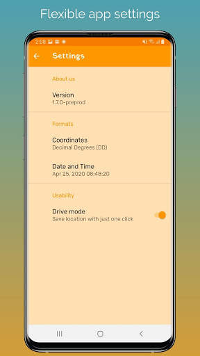 Gps Coordinates finder - save & share location स्क्रीनशॉट 8