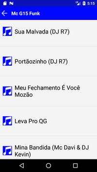 Mc G15 Musica Funk screenshot 2