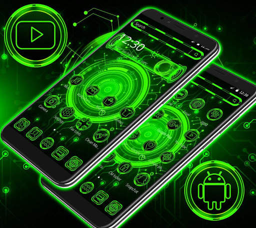 Green Technology Launcher Theme💖 screenshot 3