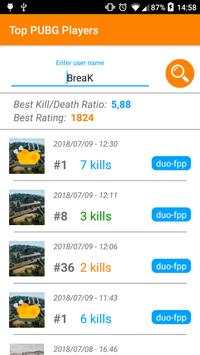Top PUBG Players screenshot 2