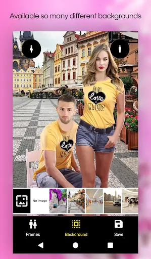 Romantic Couple Photo Suit Editor screenshot 3