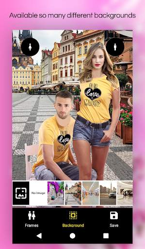 Romantic Couple Photo Suit Editor screenshot 3