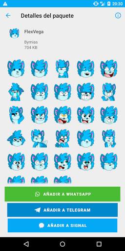 Sticker of the Compas for Telegram WhatsApp Signal screenshot 7