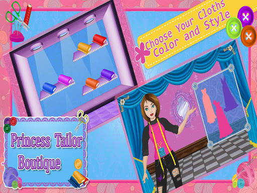 Princess Tailor Boutique Games - Girl Games screenshot 1