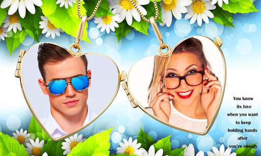 Romantic Love Locket Photo Frames 2019 1 تصوير الشاشة