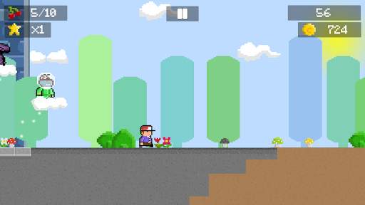Pixel World: The Escape (2D Runner) screenshot 3