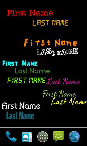My name live wallpaper screenshot 5