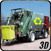 City Garbage Dump Truck Driver icon