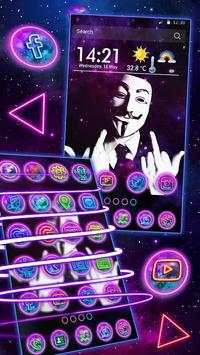 Anonymous Hacker Face Mask Themes & Wallpapers screenshot 3