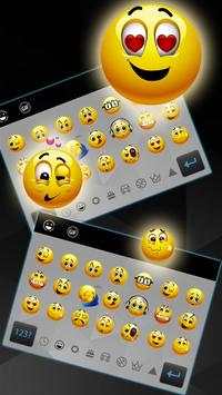 Simple black and blue keyboard theme screenshot 3