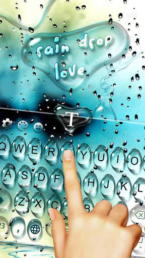 Rain Drop Love Keyboard screenshot 4