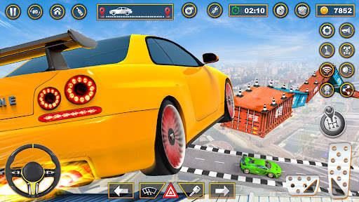 Crazy Car Stunt game mega ramp screenshot 5