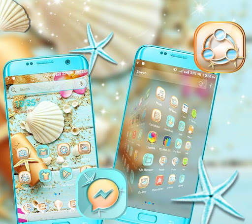 Sea Shell Launcher Theme screenshot 2