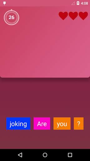 Sentence Creator Game screenshot 3