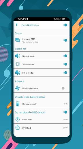 Flash Alert - Flash on call and sms - Flashlight screenshot 4