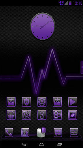 Serenity Launcher Theme Purple screenshot 9
