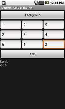 MatrixCalc screenshot 2