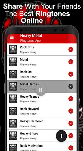 Rock Ringtones Heavy Metal Ringtones 3 تصوير الشاشة