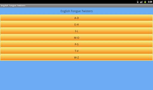 English Tongue Twisters скриншот 6