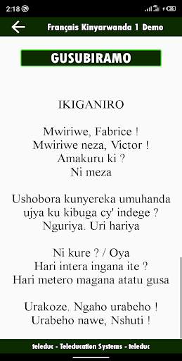 Français Kinyarwanda 1 (Demo) скриншот 7