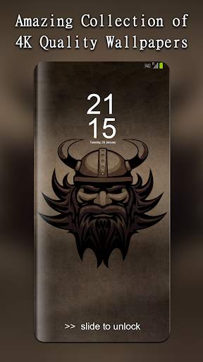 Vikings Lock Screen 1 تصوير الشاشة
