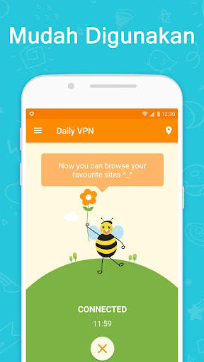 VPN Harian - Aman & Cepat screenshot 1