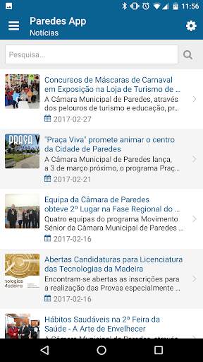 Paredes App screenshot 2