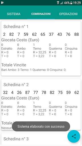 Sistemi Lotto free screenshot 6