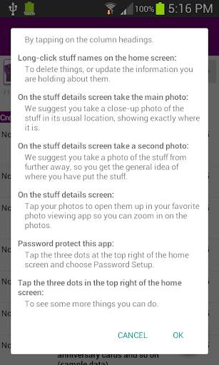 Stuffalicious Find My Stuff screenshot 8
