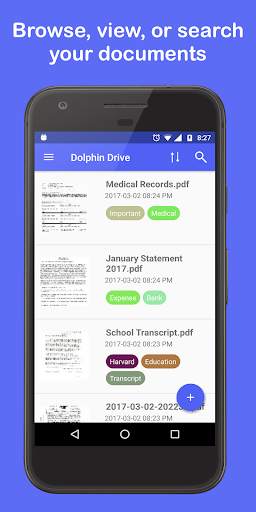 Dolphin Drive - PDF File Organizer & Cam Scanner screenshot 6
